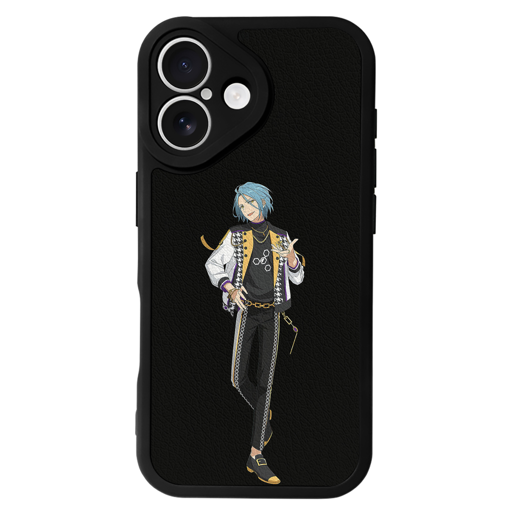 （画像用） あんさんぶるスターズ! Ensemble Stars 【iPhone 16シリーズ対応】シリコンスマホケース（レザー調） 材質：シリコン